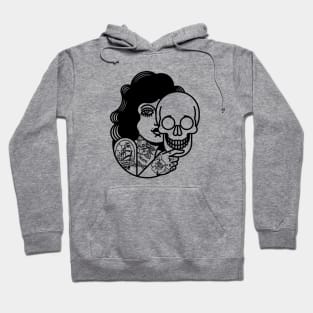 skull mask face Hoodie